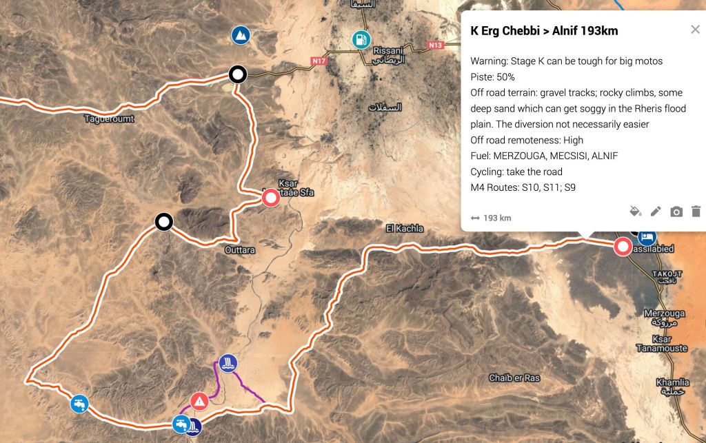 Stage K – riding the&nbsp;SANDS
